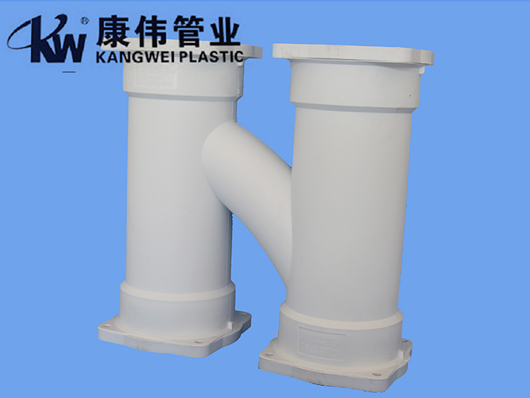 法蘭式（shì）承插連（lián）接FRPP增強聚丙烯（xī）靜音排水管